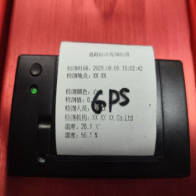 Angle d'incidence 8876 degrés instrument portable conçu pour la mesure du coefficient de luminance de rétroréflexion dans la recherche sur les matériaux