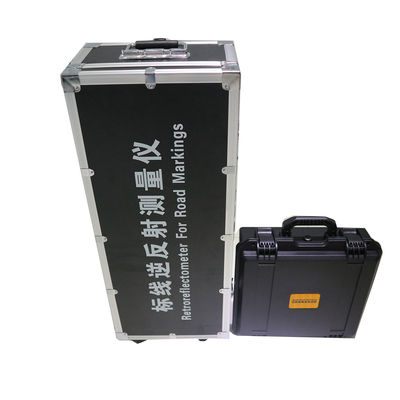 portable  Retroreflectometer  with luggage bar and brake wheels