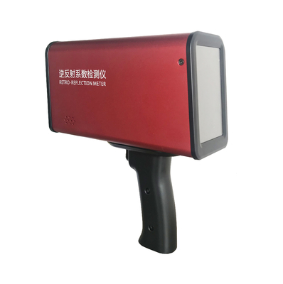 Réflectomètre rétro-réfléchissant de haute précision avec alimentation 6V DC, angle d'observation de 0,2°, diamètre de spot de test de 32 mm